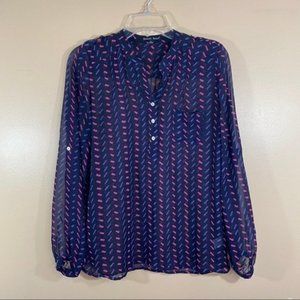 🔥4/$25 Sweet Rain- Semi Sheer Popover Top